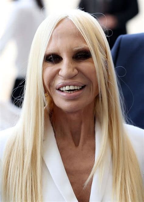 versace abiti donna|what happened to donatella versace's face.